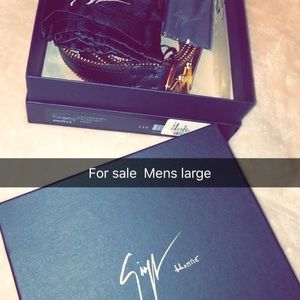 Giuseppe Zanotti Signature Zipper Belt + Tote Mens
